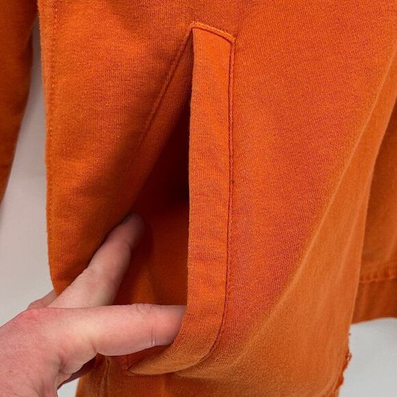 Puma Vintage Full Zip Distressed Embroidered Orange Jacket Size Large - Picture 5 of 11